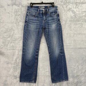 BKE Aiden Bootleg Jeans Men's 30x29 Blue Medium Wash Bootcut Denim Casual